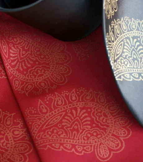 Mehndi Paisley Silk Necktie