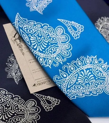 Mehndi Paisley Silk Necktie