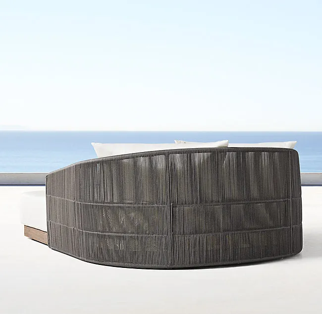 Outdoor Furniture Wood Braided & Rope Daybed - Camilla - Ready Stock Sale