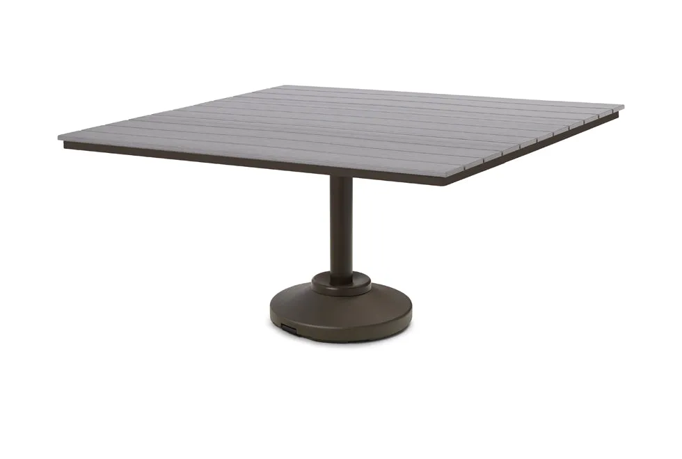 Square Rustic Polymer Top Dining Height Table