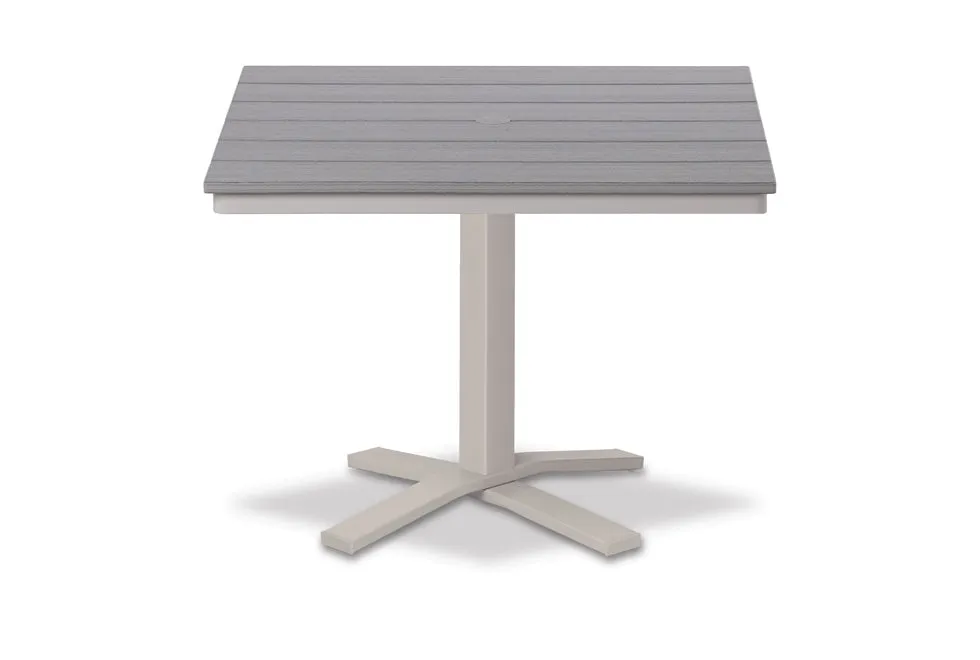 Square Rustic Polymer Top Dining Height Table