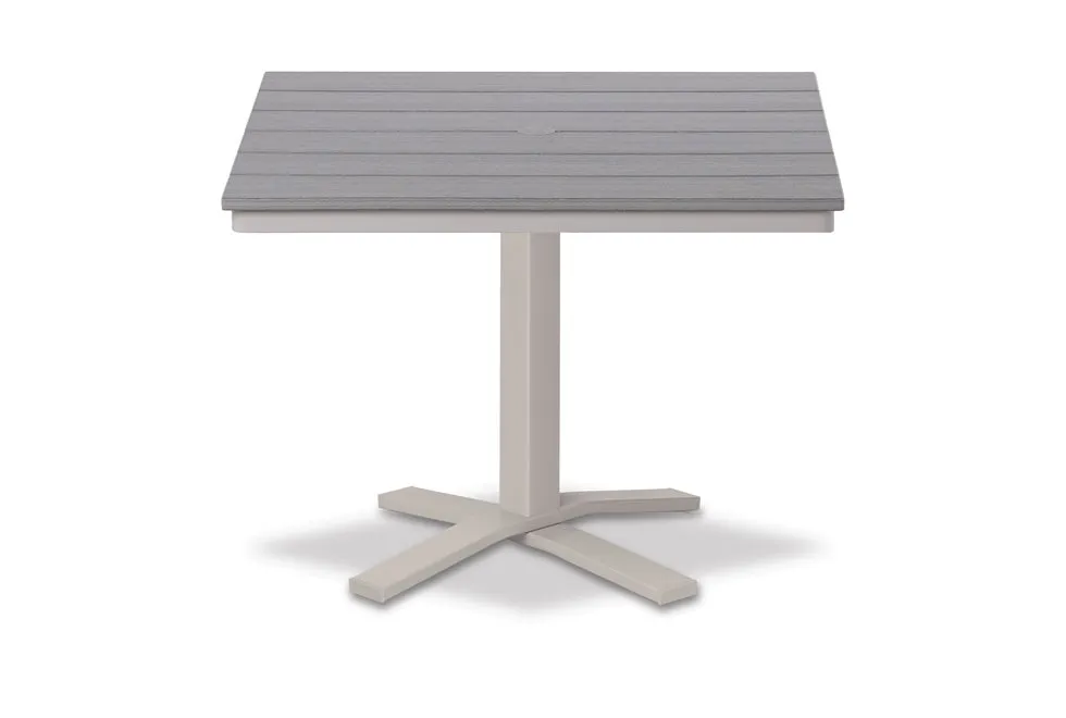 Square Rustic Polymer Top Dining Height Table