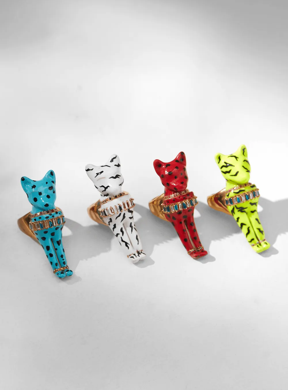The Kitten Kidult Ring In Fiery Red