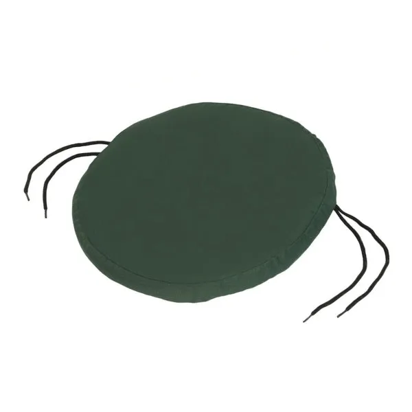 Water-Resistant Round Chair Seat Pad with Ties | Bistro Outdoor Replacement Chair Cushion