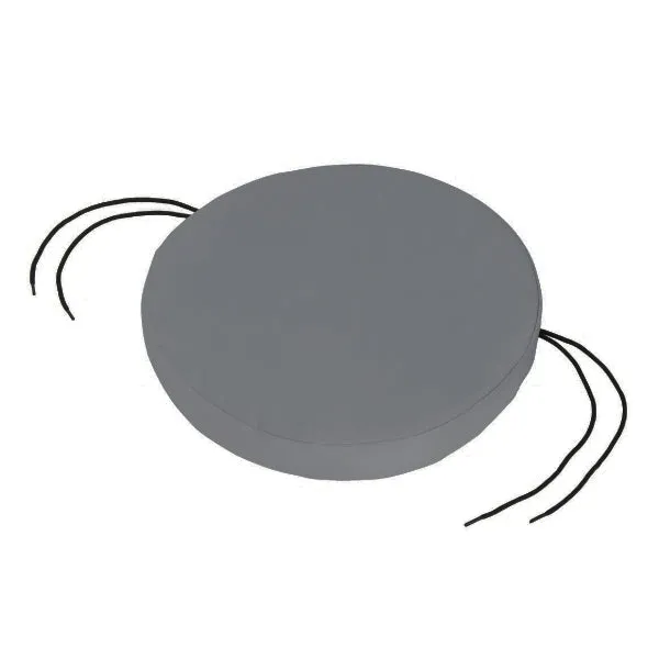 Water-Resistant Round Chair Seat Pad with Ties | Bistro Outdoor Replacement Chair Cushion
