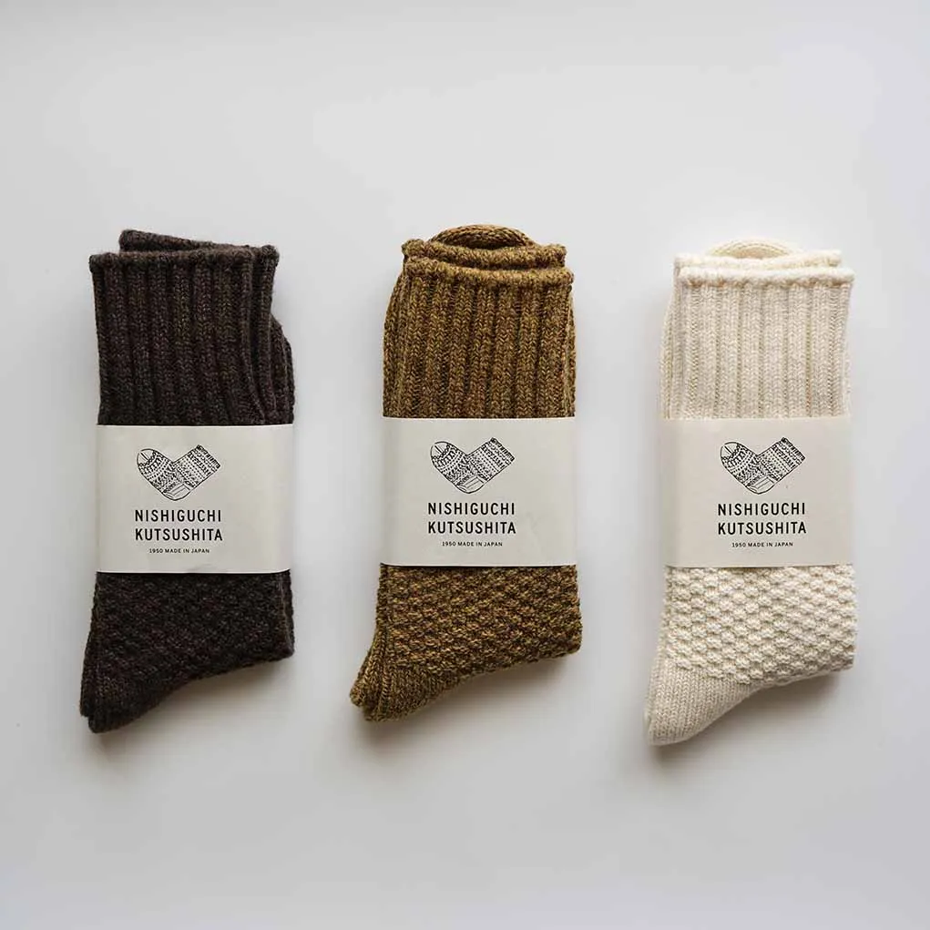 Wool Cotton Boot Socks