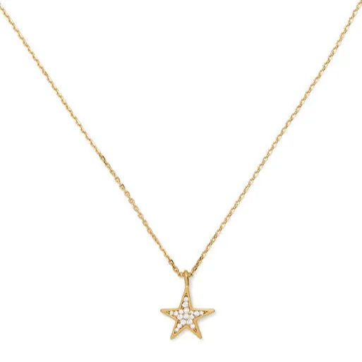 You're A Star Pendant in Gold & Pave